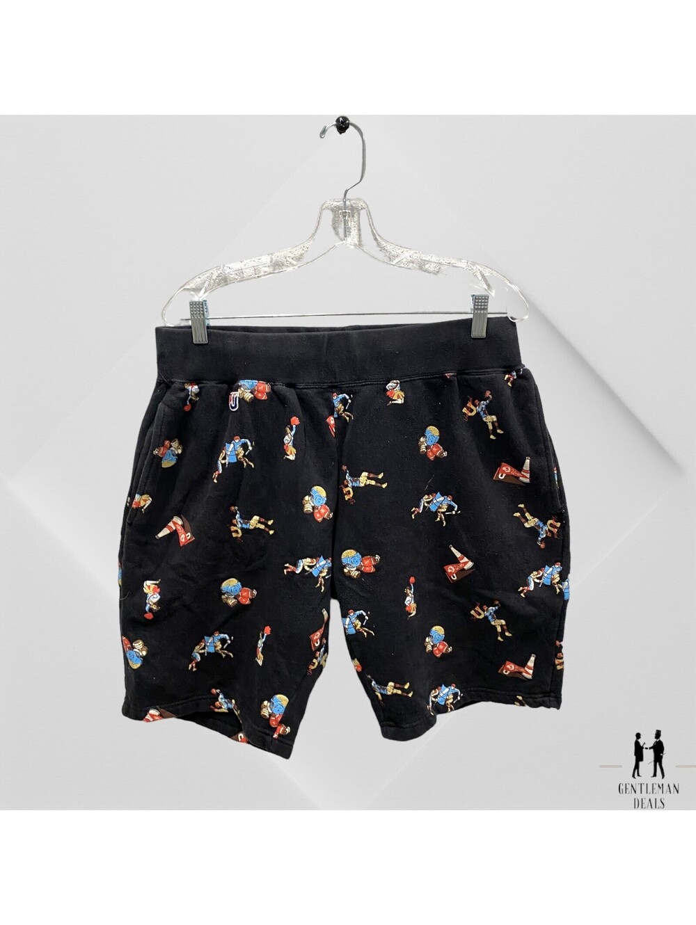 Undefeated Basketball Shorts  Baseball Football Large Black Players Print Rare